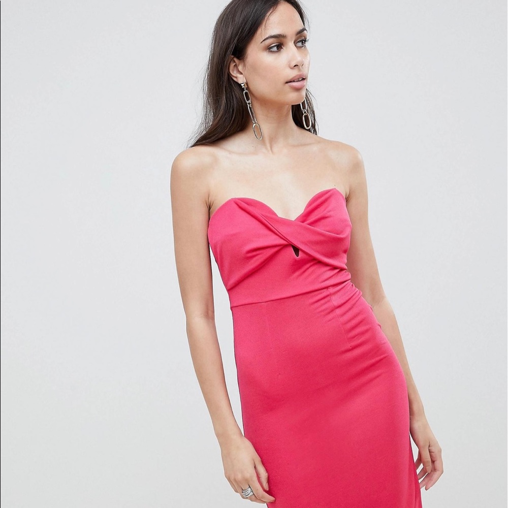 ASOS Strapless Midi Dress